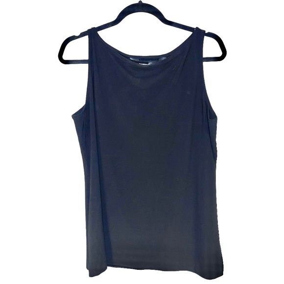 Norma Kamali Black Tank‎ Top Blouse XXL - Picture 3 of 7